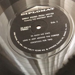 The Monterey Brass Great Songs From Movies Vinyl Lp